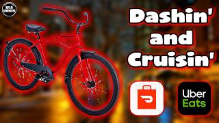 DoorDashing on a Beach Cruiser Bicycle...What Could Go Wrong?