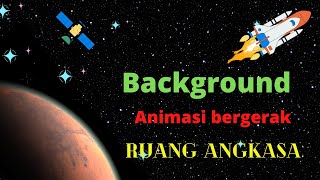 Background animasi bergerak Ruang Angkasa