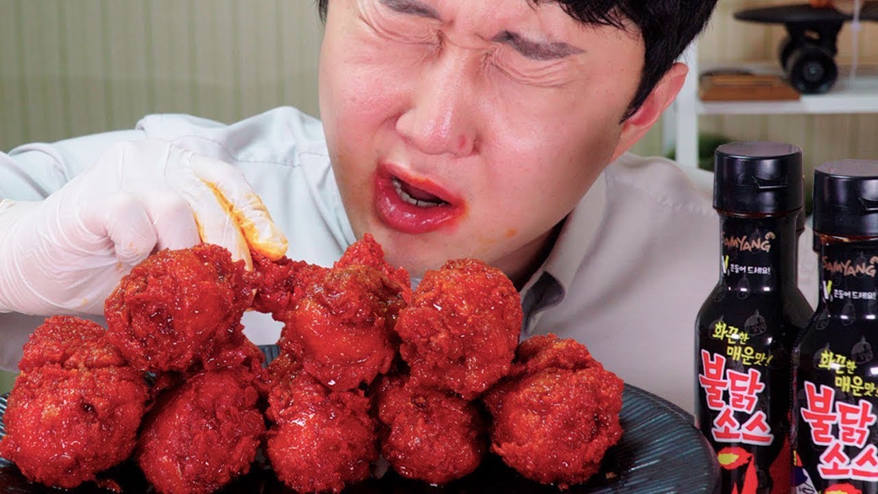 [BULDAK] острые куриные ножки звук еды [Eating Sound Mukbang]