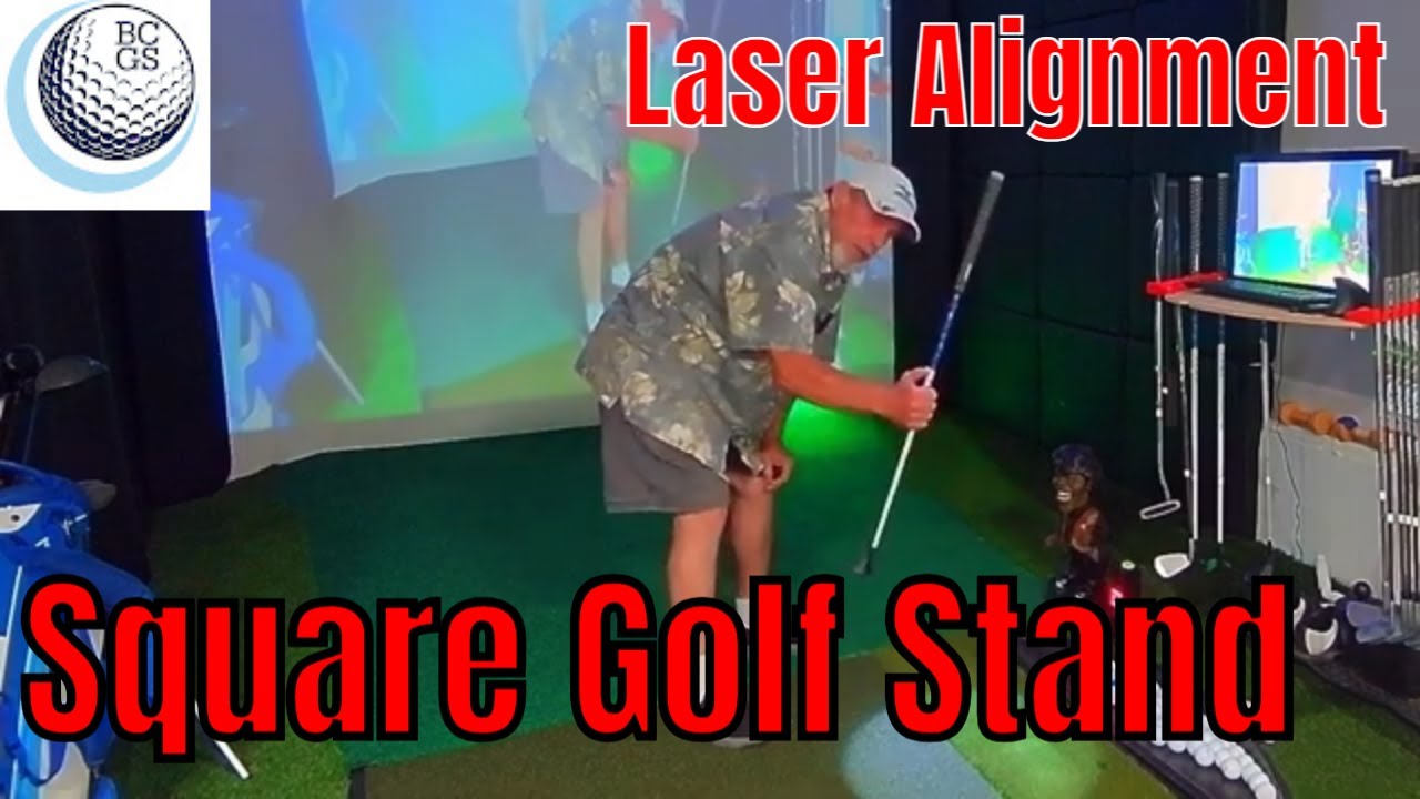 Square Alignment Golf using The Square Golf Alignment and Leveling Stand | FrugalFixerSpike ...