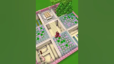 Mini World Block Art  Sky block building house timelapse, Mimi World, Animation #shorts #building