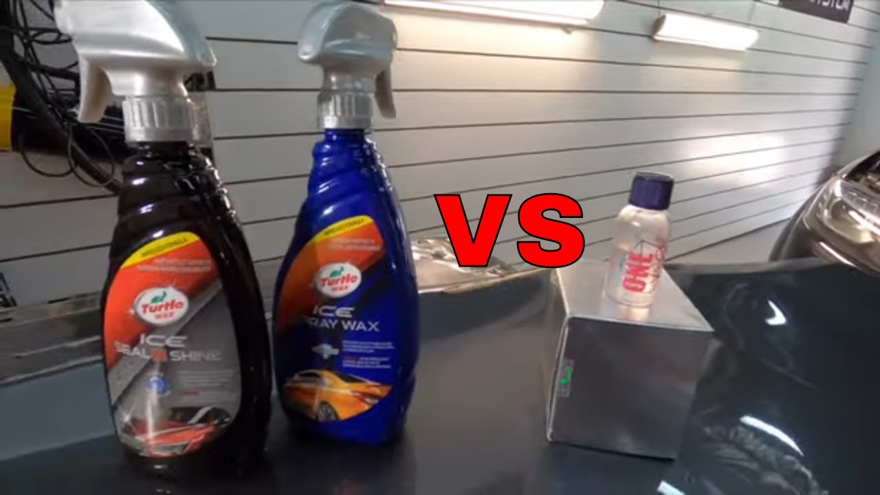 TURTLE WAX ICE SEAL N SHINE vs CERAMIC SPRAY COATING !! (WARNING: NO CURING  TIME!) – Pan The Organizer