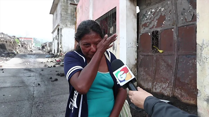 Sobrevivientes de la tragedia del Volcn de Fuego