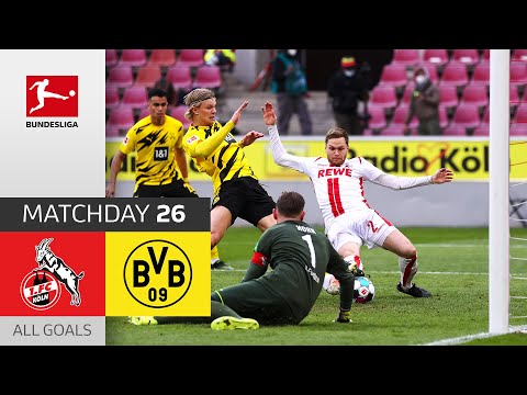 Haaland scores first & last goal! | FC Köln - BVB | 2-2 | All Goals | Matchday 26–Bundesliga 2020/21