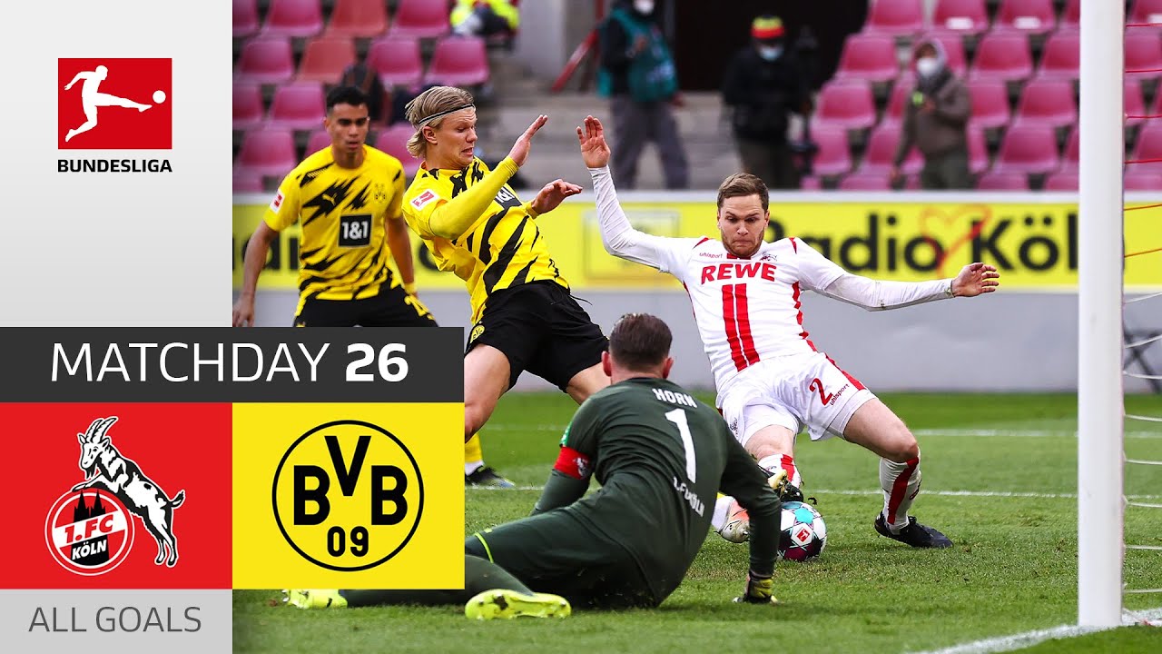 Haaland scores first & last goal! | FC - BVB | 2-2 All Goals Matchday 26–Bundesliga 2020/21 - YouTube