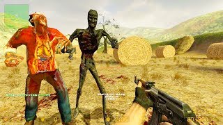 Counter Strike Source - Zombie Horde Mod Online Gameplay on cs_harvest map