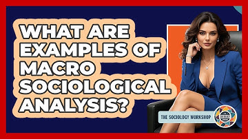 What Are Examples Of Macro Sociological Analysis?
