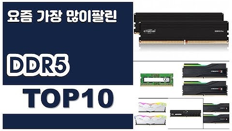 DDR5 추천 판매순위 Top10 || 가격 평점 후기 비교