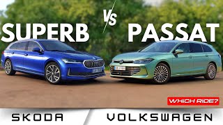 2024 Skoda Superb vs. Volkswagen Passat: Detailed Comparison | Which Ride?