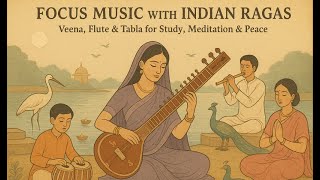 Indian Classical Focus Music | Deep  Sitar & Flute Ragas for Study, Productivity & Work  | TK Music