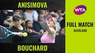 Amanda Anisimova vs. Eugenie Bouchard | Full Match | 2020 Auckland Quarterfinal