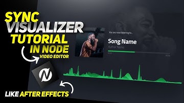 Audio Visualizer tutorial Like after effects | Ncs audio spectrum tutorial in node video editor |