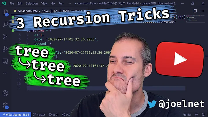 3 SIMPLE TRICKS FOR RECURSION OVER A TREE STRUCTURE in JavaScript / NodeJS