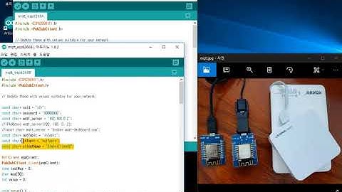 D1mini ESP8266과 mosquitto를 이용한 Wifi 무선센서네트워크  [김동일교수 두원공과대학교 AI융합과] 1-15