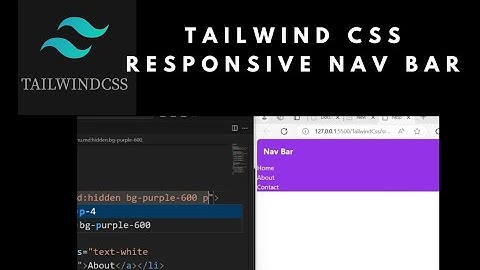 Responsive Navbar with Tailwind CSS #TailwindCSS#ResponsiveNavbar#WebDevelopment#CSS#Frontend#Coding