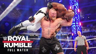 FULL MATCH — Brock Lesnar vs. Bobby Lashley — WWE Title Match: Royal Rumble 2022 screenshot 4