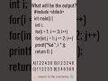 Interview Question for loop #28 | C Programming #placement #shorts #coding #loops