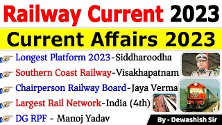 Railway Current Affairs 2023 | रेलवे करंट अफेयर्स 2023 | Railway GK Current Affair #railway #current screenshot 5