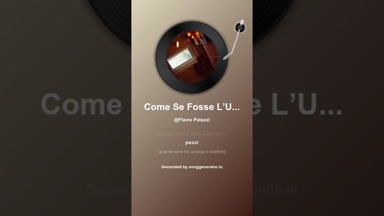 Come Se Fosse L’Ultima Volta (Senza più difese)