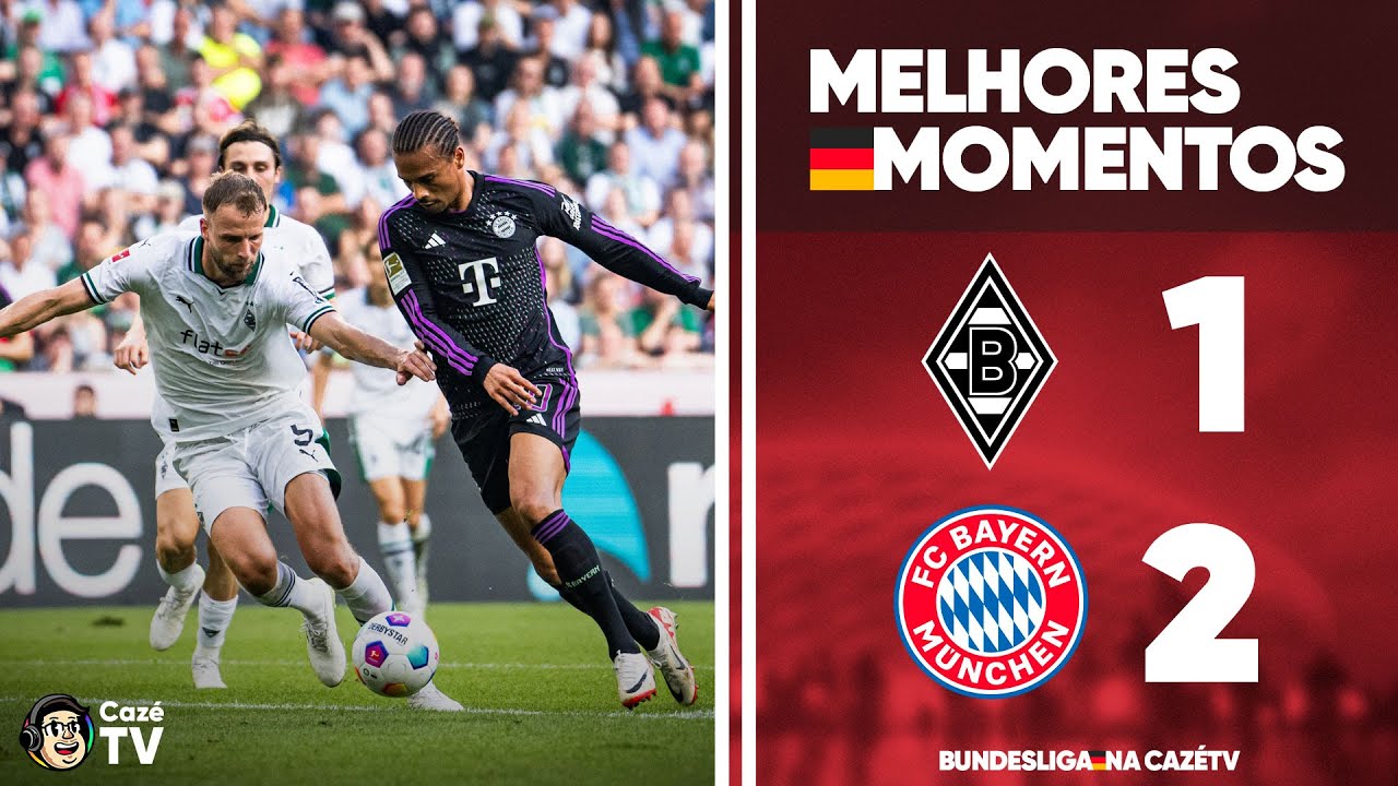 VIRADA DO BAYERN!! | BORUSSIA M’GLADBACH 1 X 2 BAYERN | MELHORES MOMENTOS | RODADA 3 | BUNDESLIGA