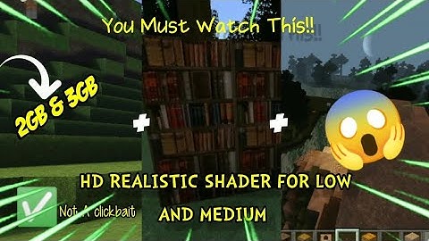 Best Resources Pack & Shader Pack on Minecraft PE 1.16 & 1.17 Version 2021