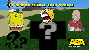 THE RANDOM CHARACTER EXPERIENCE [ABA RANKED 1V1S] | Anime Battle Arena | #7
