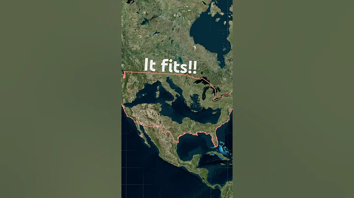 Why the USA is BIGGER than you think |  USA size compared to europe #USA #europe #shorts #size