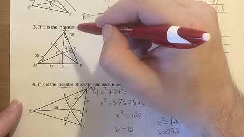 Geo Unit 5 Notes 5 Center of Triangles Review Part 1
