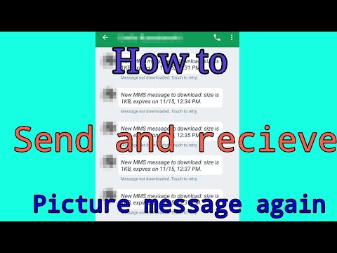 How to send and receive Picture messages (fix) on any Android phone