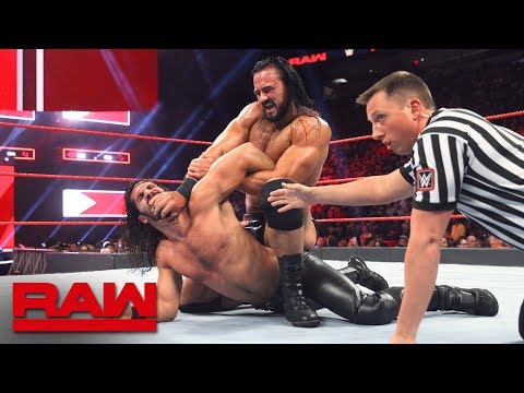 Seth Rollins vs. Drew McIntyre: Raw, July 30, 2018