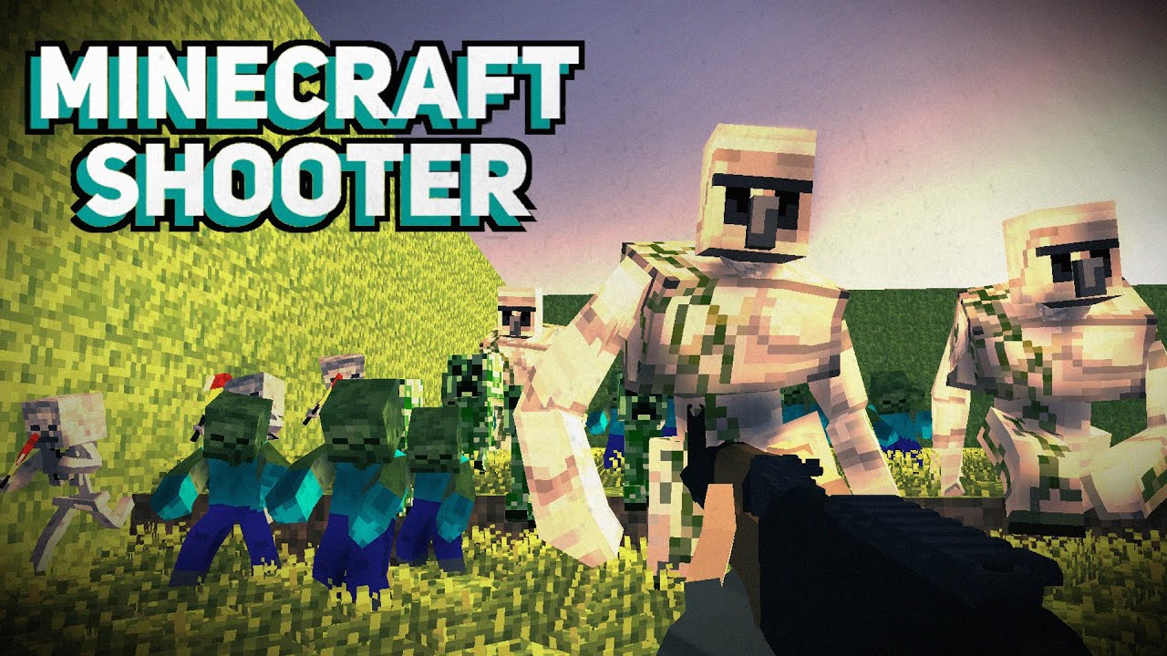 GET OUT, UGLY! (Minecraft Shooter) — Y8 Games