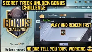How to unlock bonus challenge and redeem UC | Secret trick 100% work | New Vpn trick | MRSHADOWPUBG screenshot 4
