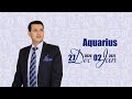 Aquarius Weekly horoscope 27th December 2020 to 2nd January 2021