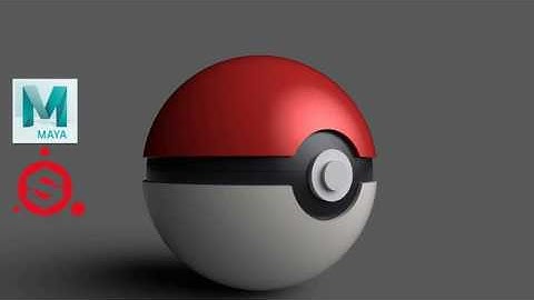 Autodesk Maya 2018,Substance Painter-Pokeball