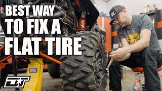 Maybe The Best Way To Fix A Flat Tire