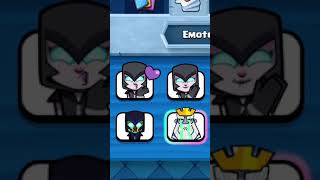 All 3 Night Witch Emotes in Clash Royale #shorts