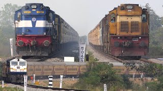 Secunderabad - Nizamabad Diesel TRAINS | Twin ALCo's and EMD | Indian Railways