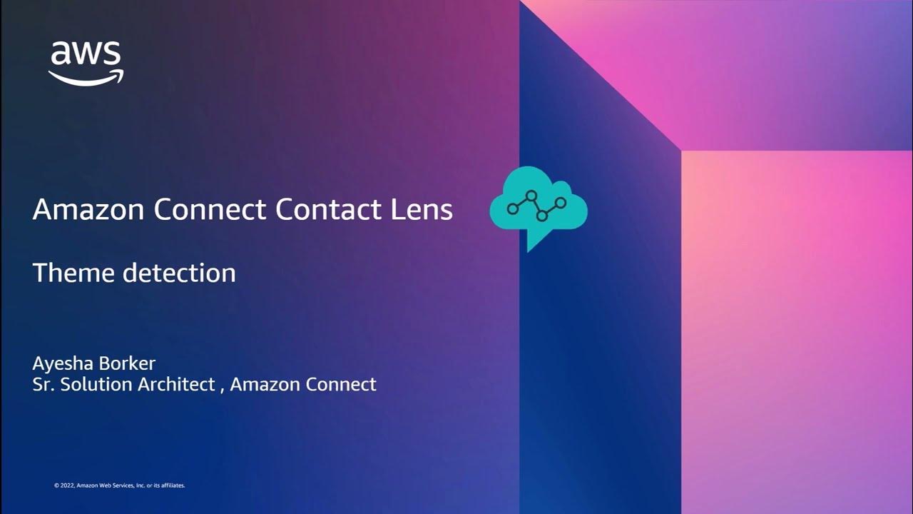 Detect Trending Themes with Amazon Connect Contact Lens Amazon 