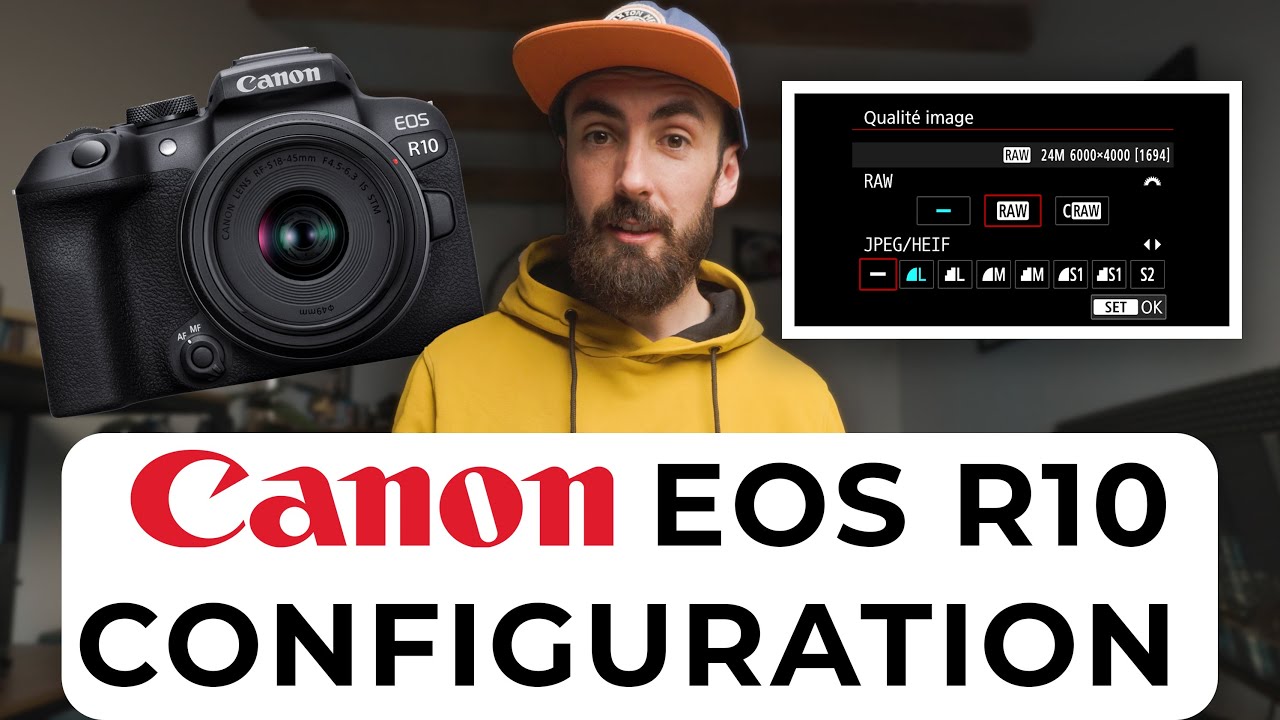 Canon: Manual do produto: EOS R10 : Menus de Separadores: Configuração