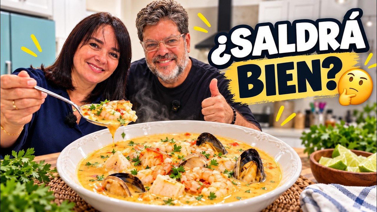 😳 QUERIAMOS HACER CHUPE DE MARISCOS... pero faltaban la mitad de los ingredientes