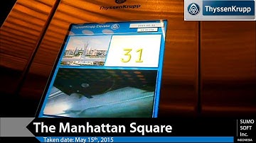 ThyssenKrupp DSC* Lifts at The Manhattan Square, Jakarta (High)