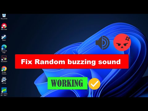 (FIXED) Random Buzzing sound from laptop (or) computer | easy fix | 2023