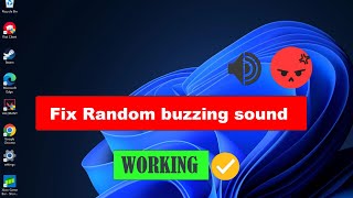 (FIXED) Random Buzzing sound from laptop (or) computer | easy fix | 2023
