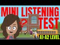 Mini Listening Test | A1-A2 French Listening Test