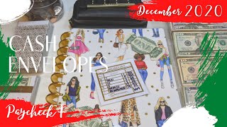 CASH ENVELOPE STUFFING | December 2020 | Paycheck #1 | Beautiful Budgets