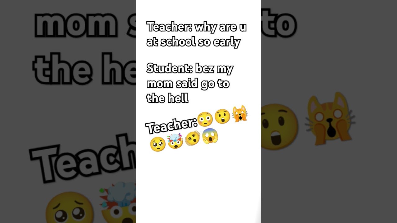 teacher shocked student rock 🤪 