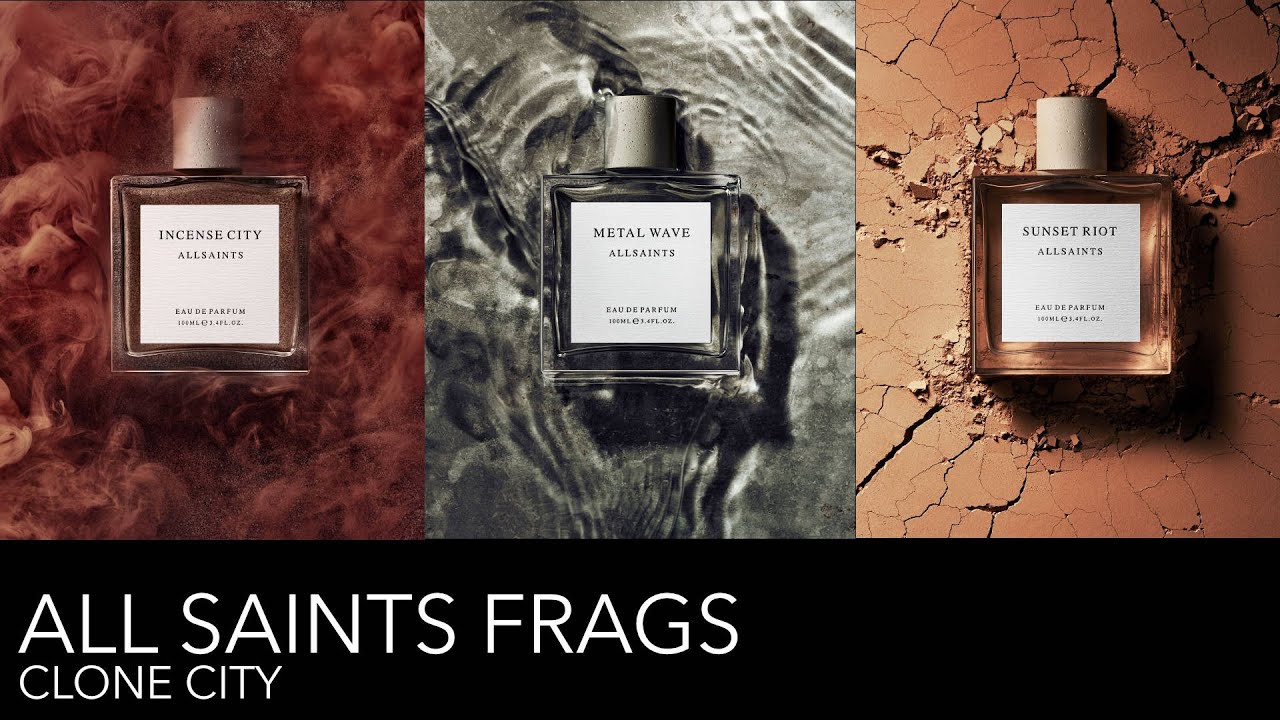 All Saints Perfume Impressions | Sunset Riot, Metal Wave, Incense City -  YouTube