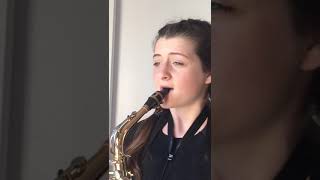 Song from a Secret Garden cover saxophone Ani leva (12 years old)