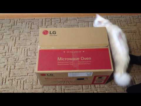 Купил в розетке Микроволновую печь LG MS2043HS | распаковка