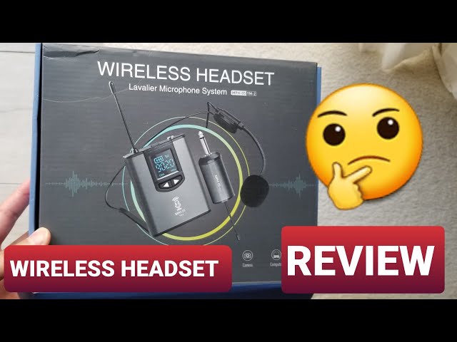 Unboxing FerBuee UHF Dual Wireless Headset and Lavalier Microphone